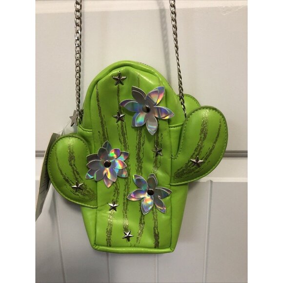 B. Rosy By Ruby Rose Turner Girls Cactus 3D Floral Appliqué Bag - Picture 1 of 7